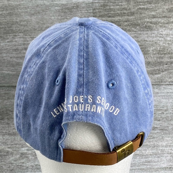 Lenny & Joes Fish Tale Feeding Frenzy Adjustable Leather Strap Back Hat Anchor - Picture 4 of 16